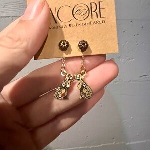Leopard Print Drop Earring Jackets